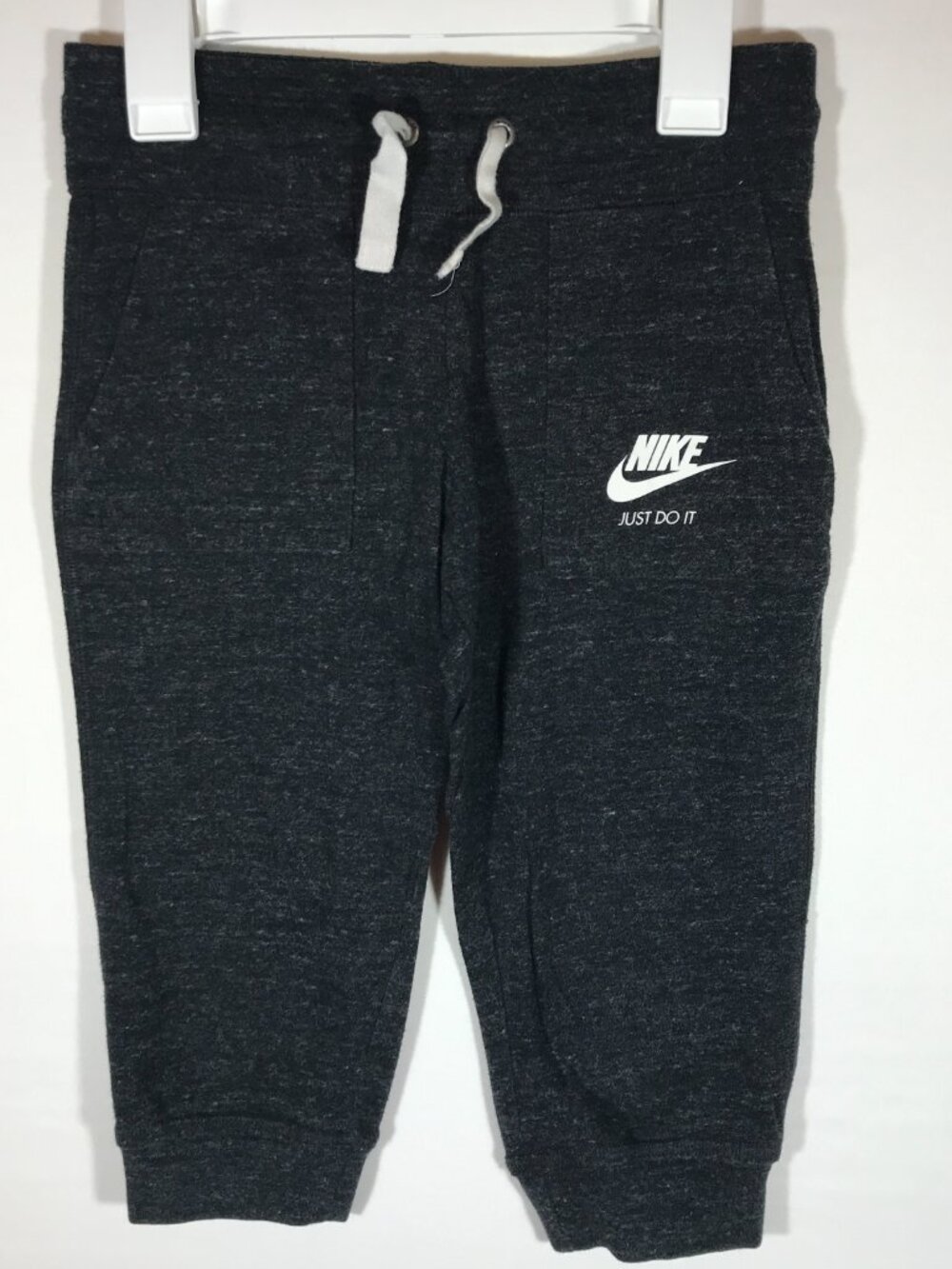 Nike Kid's Small Black Pull On Drawstring Casual Pants
